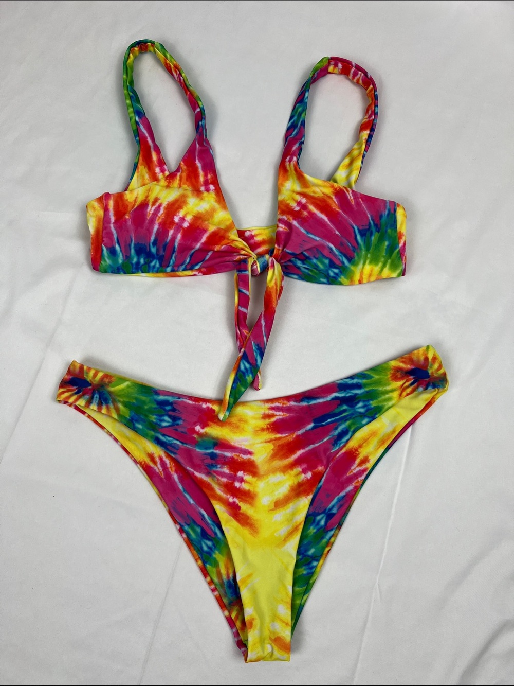 Zaful Tie-Dye Bikini Set